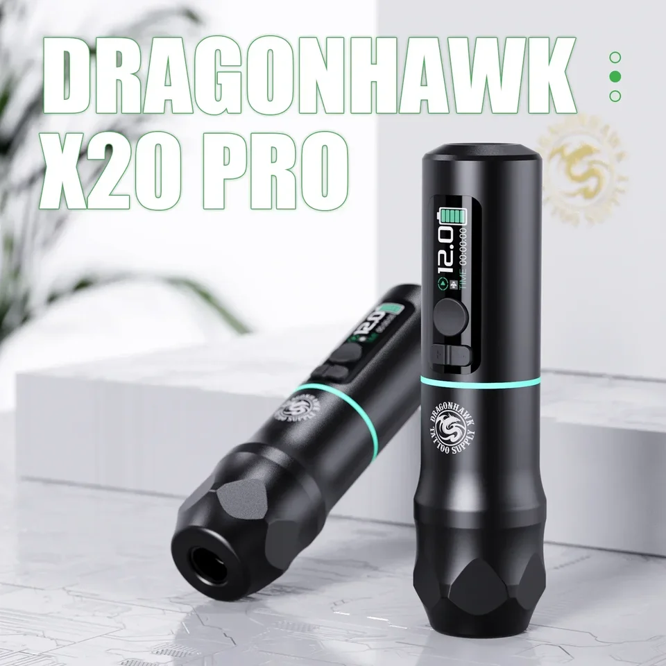 Drgon hawk X20 pro 　tattoo machine set Mast Tattoo Flip Adjustable Stroke Lengths Makeup Machine