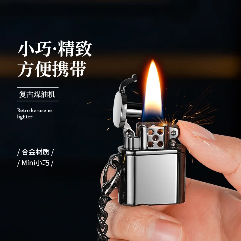 cigarette lighter gift 2026 New Metal Keychain Lighter - Unique Retro Cigarette Lighter - Mini Portable Outdoor Igniter - Holiday Gift - Hanging Item cigarette lighter gift 2026 New Metal Keychain Lighter - Unique Retro Cigarette Lighter - Mini Portable Outdoor Igniter - Holiday Gift - Hanging Item