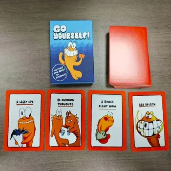 Esilarante gioco di carte per feste per adulti, stile Go Fish con sfide e scherzi impertinenti per riunioni di gruppo