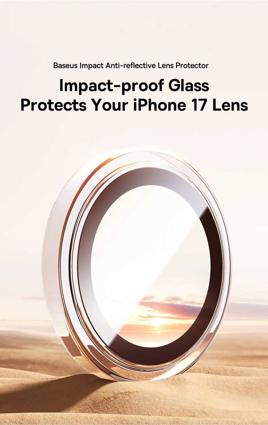 Baseus Corning Lens Screen Protectors for iPhone 17
