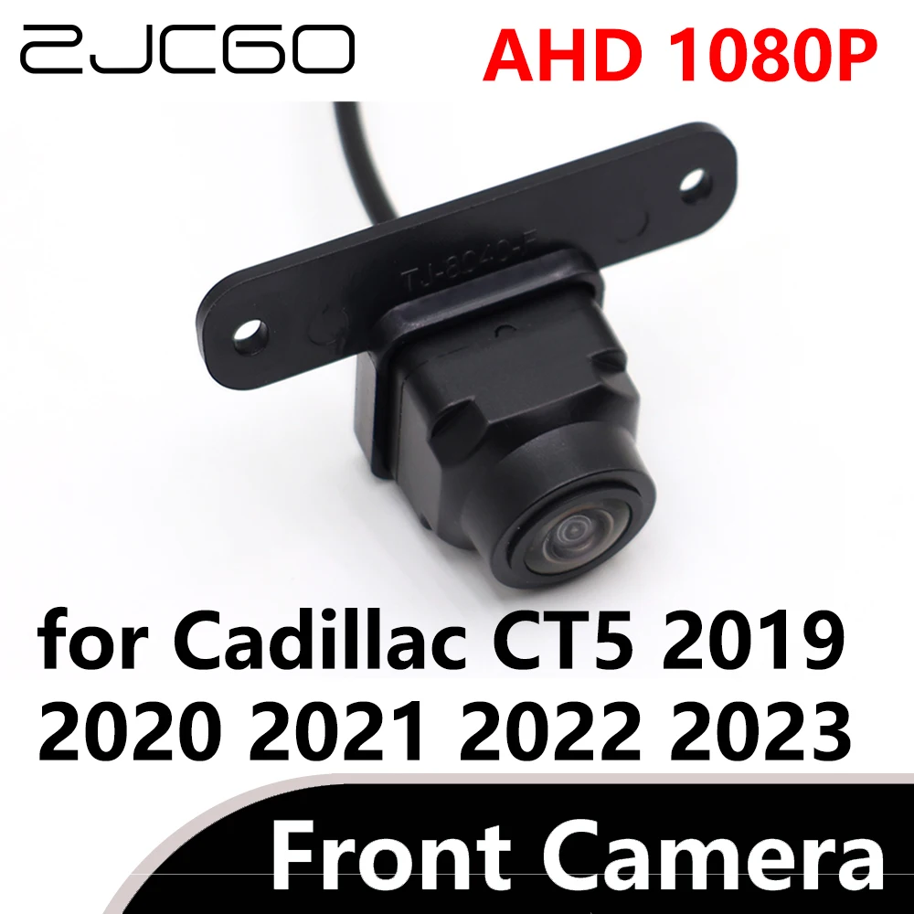 

ZJCGO AHD 1080P CVBS 480P 170° Car Parking LOGO Front View Camera waterproof for Cadillac CT5 2019 2020 2021 2022 2023