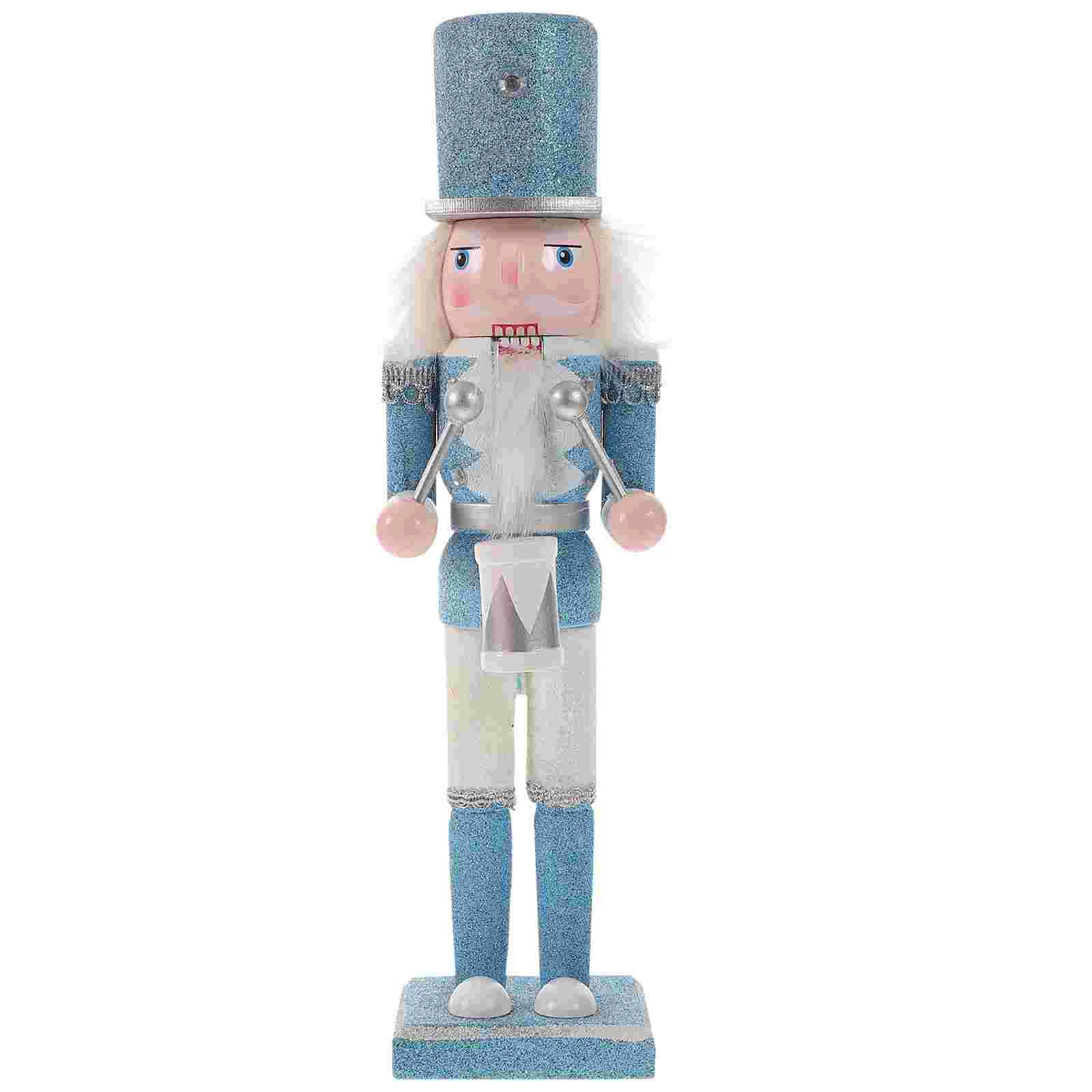 

Christmas Nutcracker Traditional Wooden Pink Nutcracker Ornament Holiday Nutcracker Soldier Figure Christmas Advent Nutcrackers