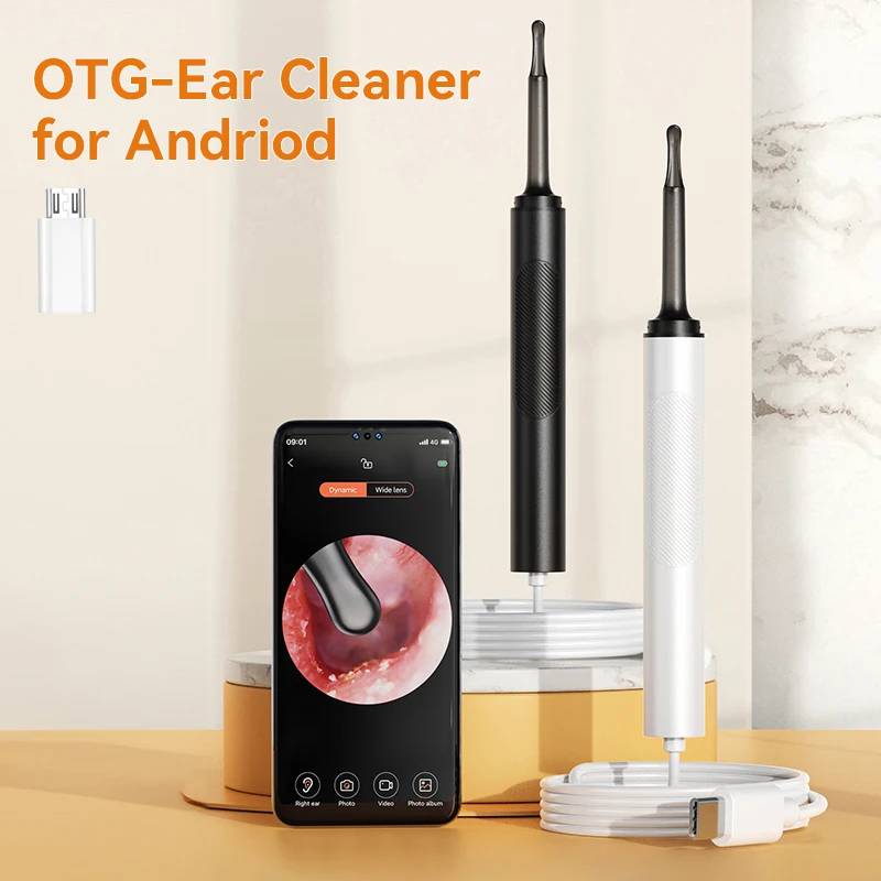 Ear Cleaner Camera Ear Sticks Otoscope USB Type-C Andrid Charging Endoscope Wax Removal Tool Earpick Health Care ear cleaner