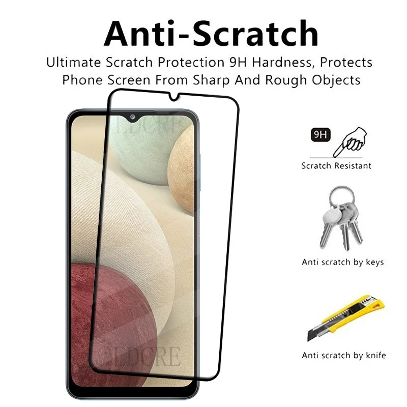 4Pcs Für Samsung A12 Glas Samsung Galaxy A12 Gehärtetem Glas 9H Schutzhülle Volle Abdeckung Kleber Für Screen Protector Samsung a12 EINE 12 – Detail 2