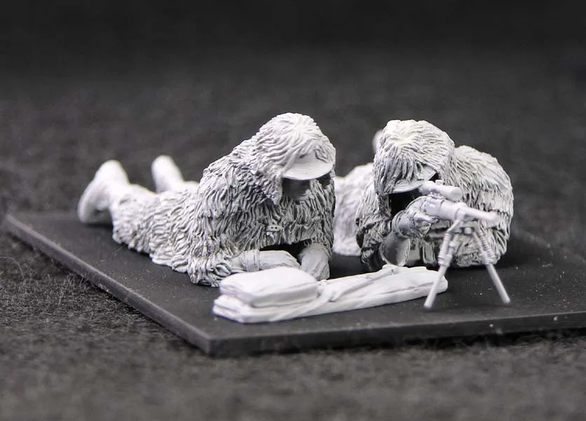 1:35 Scale Die-casting Resin Model Resin Modern U.S. Military 2-person Team 4