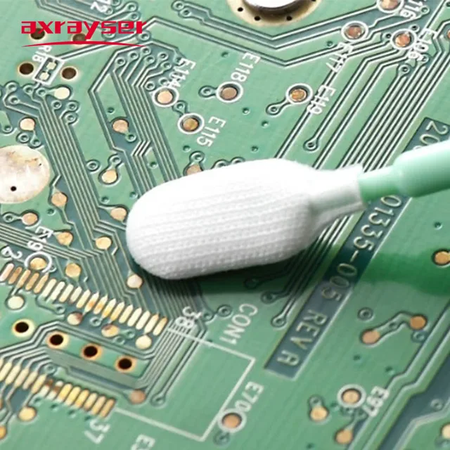 100pcs Cotton Micro Swab Industry Nonwoven Anti-static Dust Off for Lens Protective Window Fiber Laser Head Cleaning Tools 3
