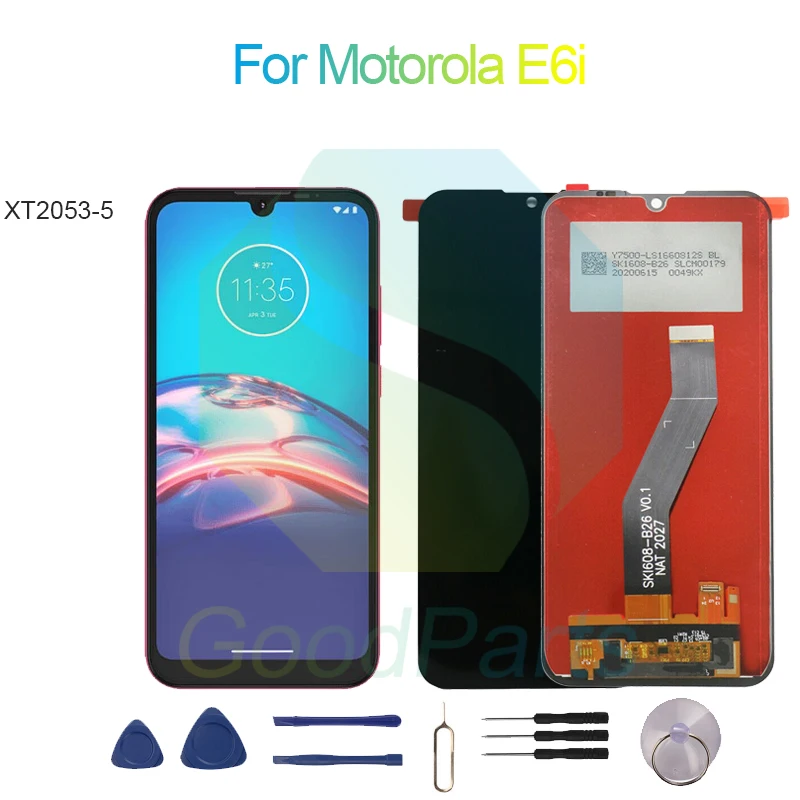 

For Motorola E6s 2020 LCD Display Screen 6.1" XT2053, XT2053-2 E6s 2020 Touch Digitizer Assembly Replacement