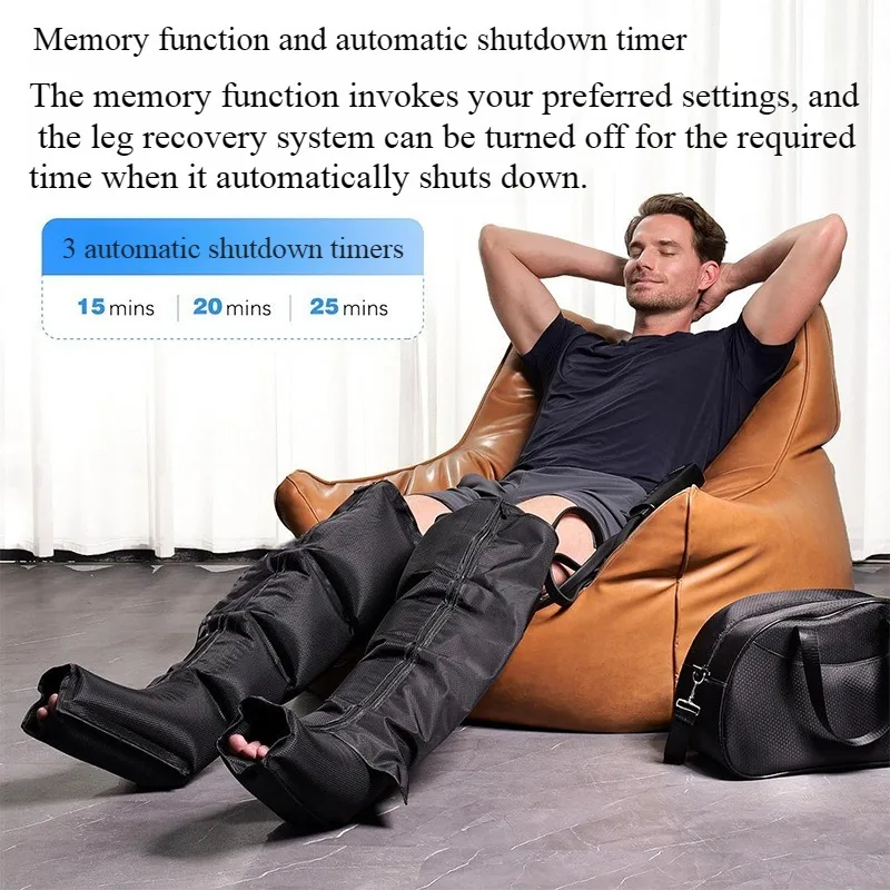 Leg Air Massager with 6 Modes of Fully Wrapped Massage To Improve Circulation Professional Leg System Rehabilitation Boots