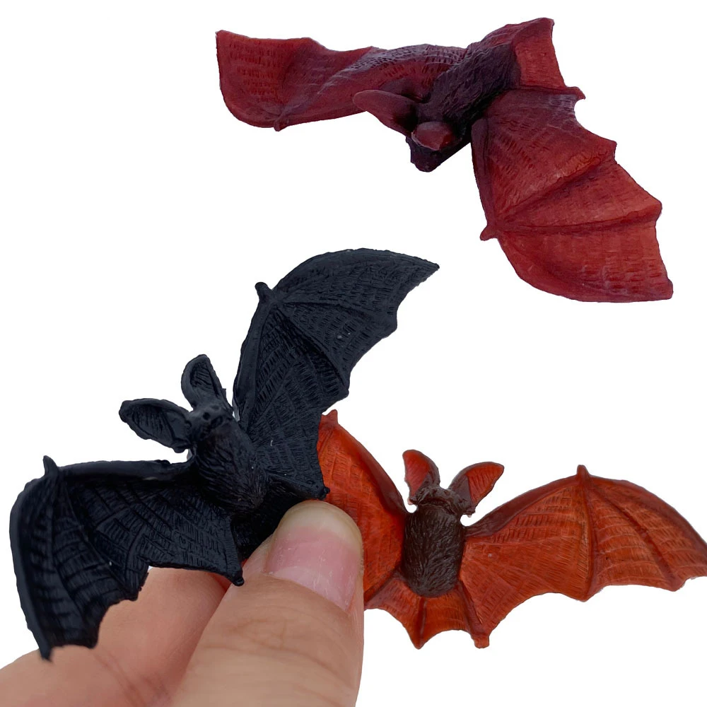 10/20pcs Realistic Plastic Bat Simulation Bat Insect Tricky Prop Prank