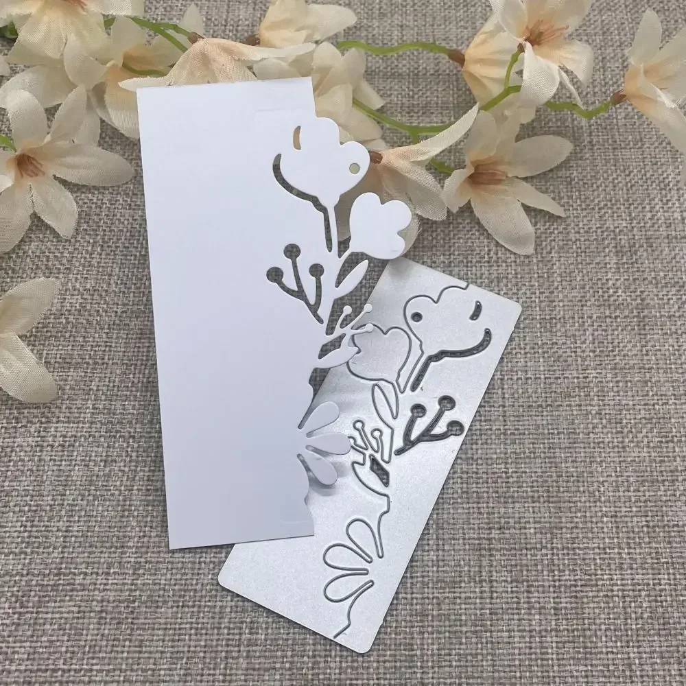 Blumenrandrahmen Metall-Stanzformen Schablonen für DIY Scrapbooking Dekorative Prägung Handarbeit Stanzform Vorlage