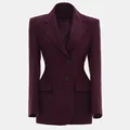 Short wine coat