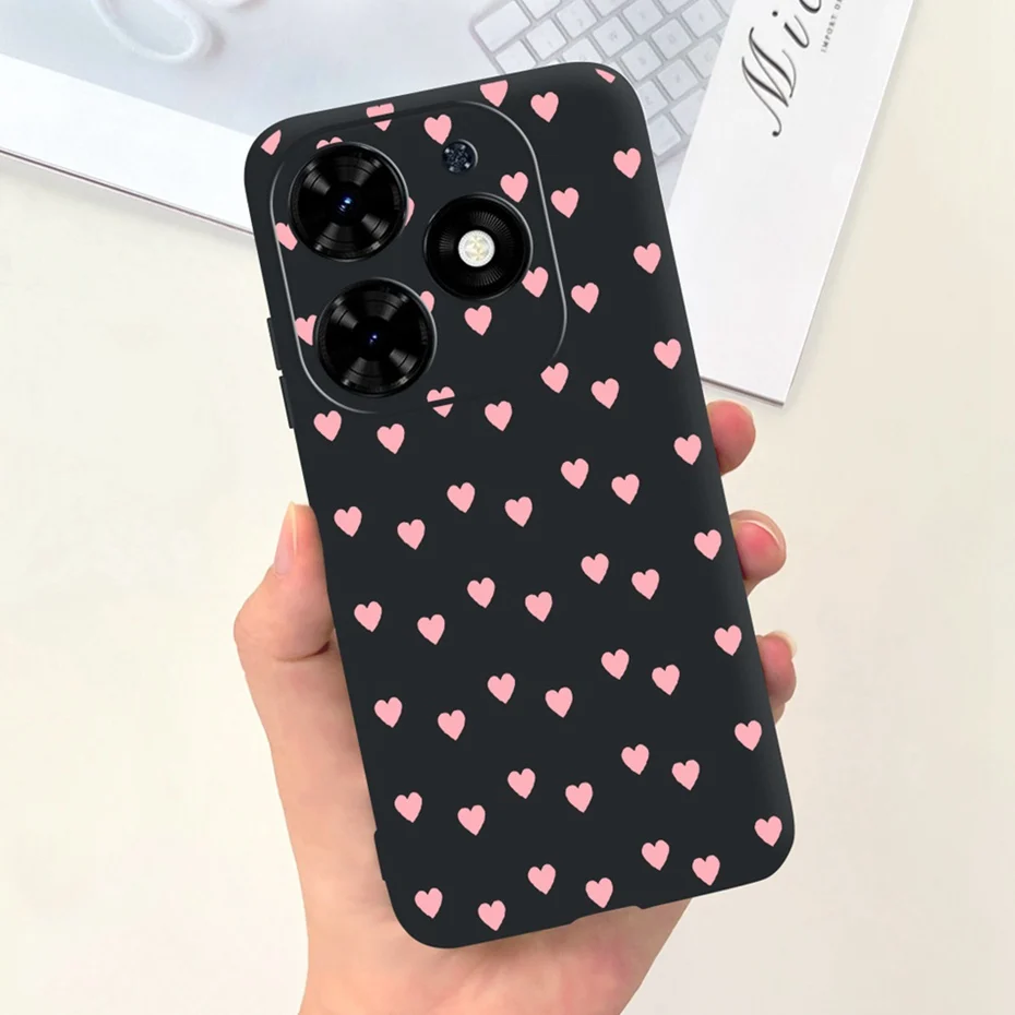Sunflower Pattern Soft Silicone TPU Jelly Phone Case - Fashionable Protective Bumper Cover