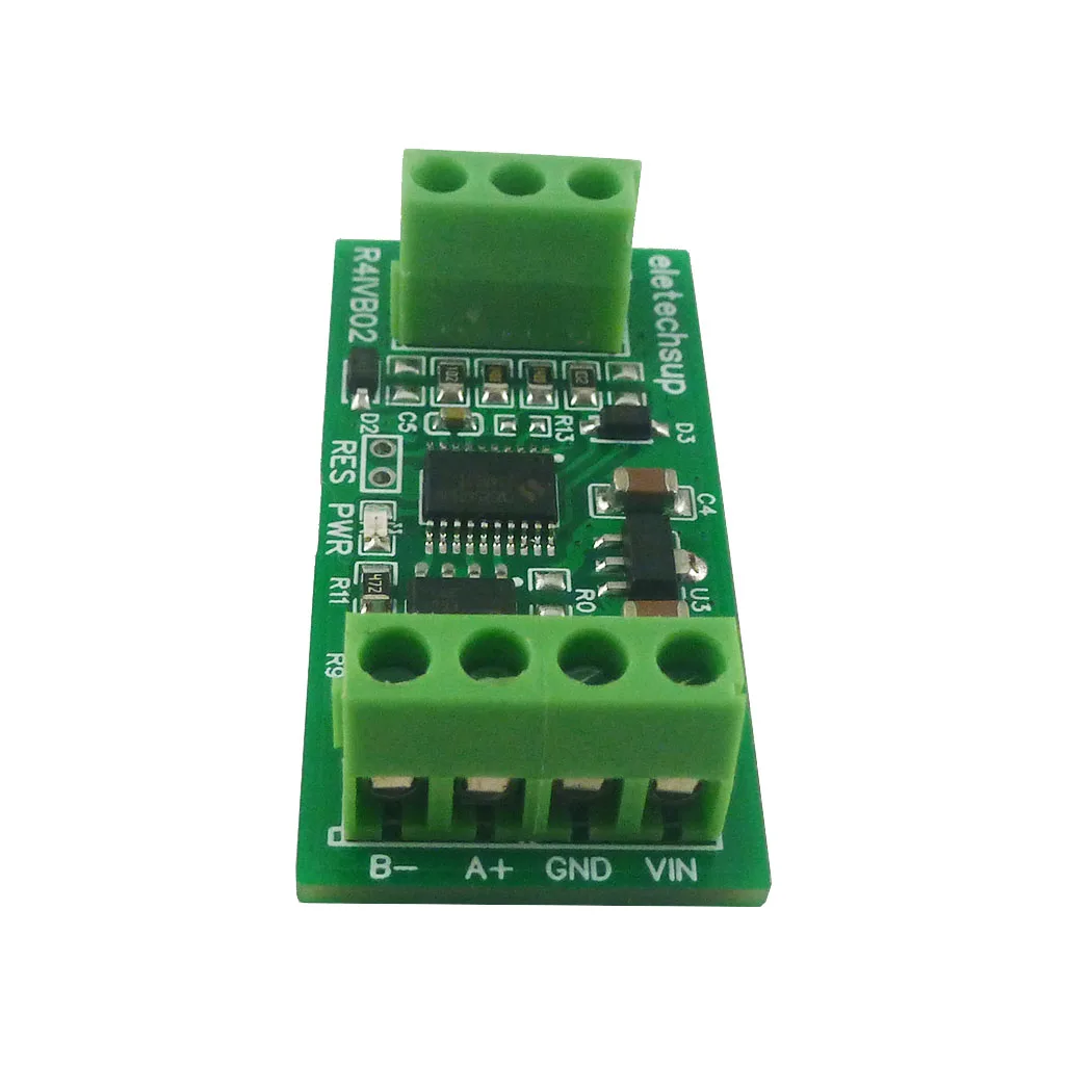 고집적 모드버스 컬렉터 모듈, 2CH 4-20MA, 0-5V, 10V, RS485, 12 비트 ADC, 연산 증폭기, 전압 기준