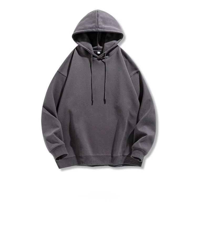 Spring and Autumn unisex hooded jacquard sweatshirt men, long sleeved loose top for men_voghion.com
