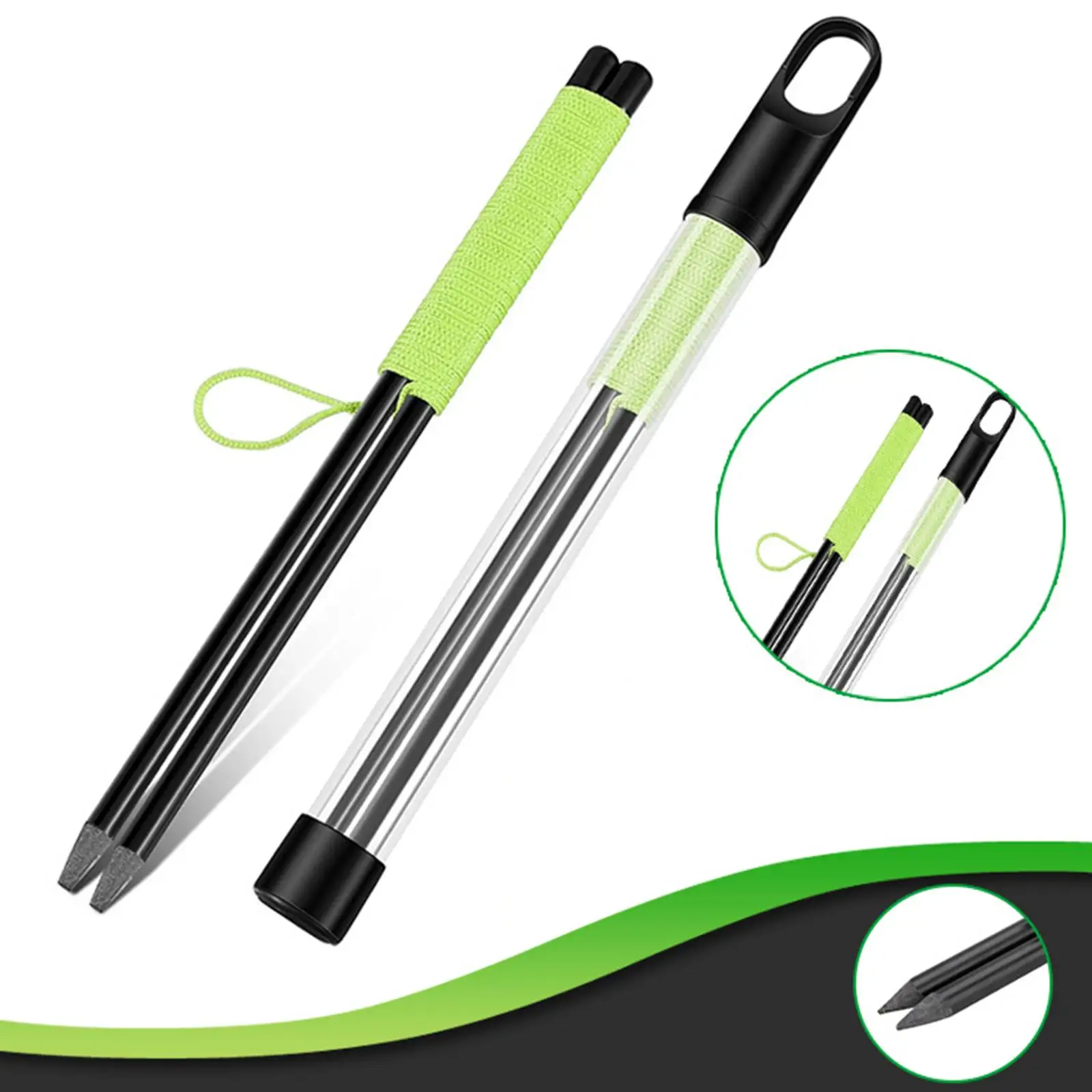 Golf Putting String Outdoor Golf Accessories Golfer Gift for Men Improve Skills with Pegs Alignment Training Aid Practice Device