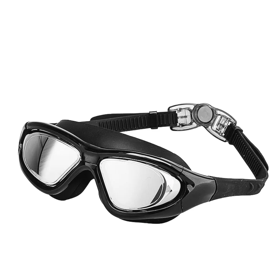 Men Swimming Goggles  Large Frame Anti-Fog UV Electroplate HD Swim Glasses Eyewear Women's Swimwear Natacion Hombre Pool 2
