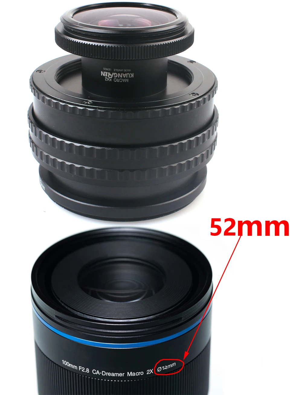 pf) Kuangren K150 Wide Angle Super Scene Micro Macro Lens With