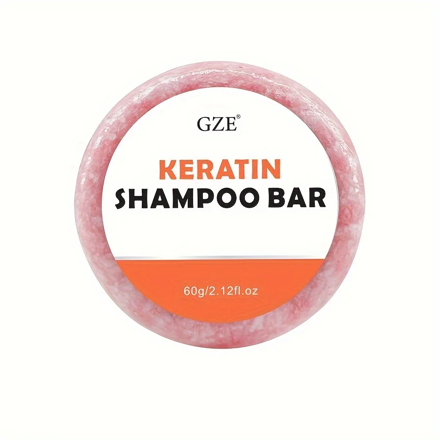Sapone a barra con shampoo alla cheratina - Addensante da salone per capelli secchi, danneggiati, ricci, crespi, lisci o colorati - Formula anti-crespo - immagine 6