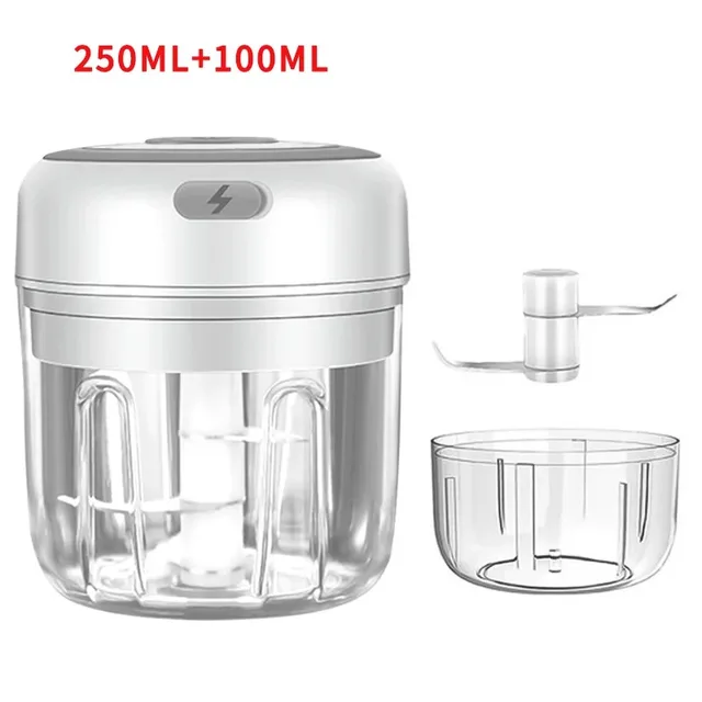 100ml/250ML Manual Meat Mincer Garlic Chopper Rotate Garlic Press Crusher Vegetable Onion Cutter Kitchen Cooking Accessories 7