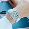 SANDA Top Brand New Lady Luxury Ms LED Digital Sport Watch Leisure Fashion Quartz Watch Women Girl Military 50M Waterproof Watch 6