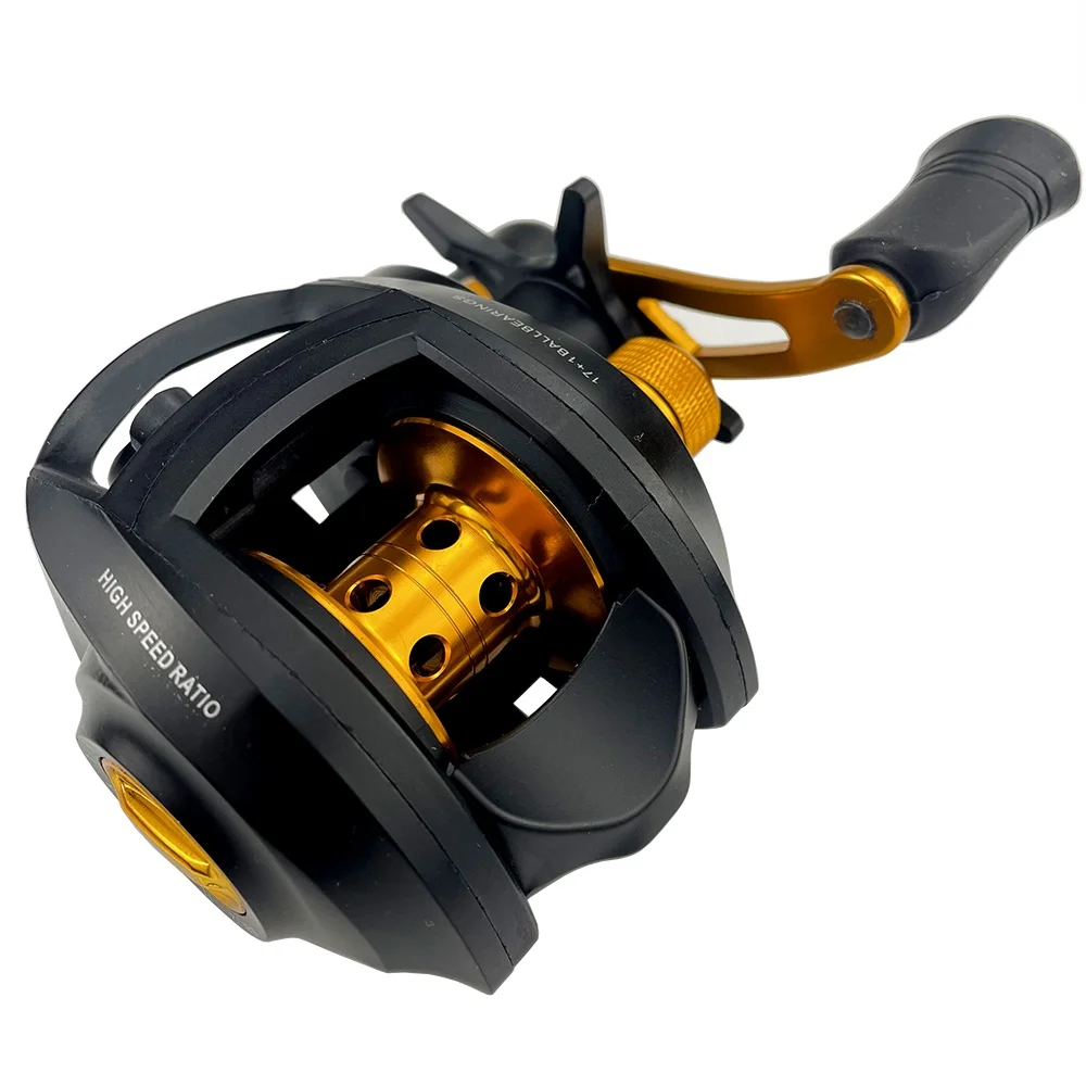 High Speed Baitcasting Reel with 8KG Drag Power and Strong Magnetic Braking  System for Long Casting - AliExpress