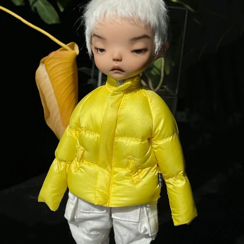 

Superdinosaur Candy Color Short Type Zipper Cotton Jacket Coat Clothes Model for Bjd/OB24/Blythe/Jacoosun Action Figure Body