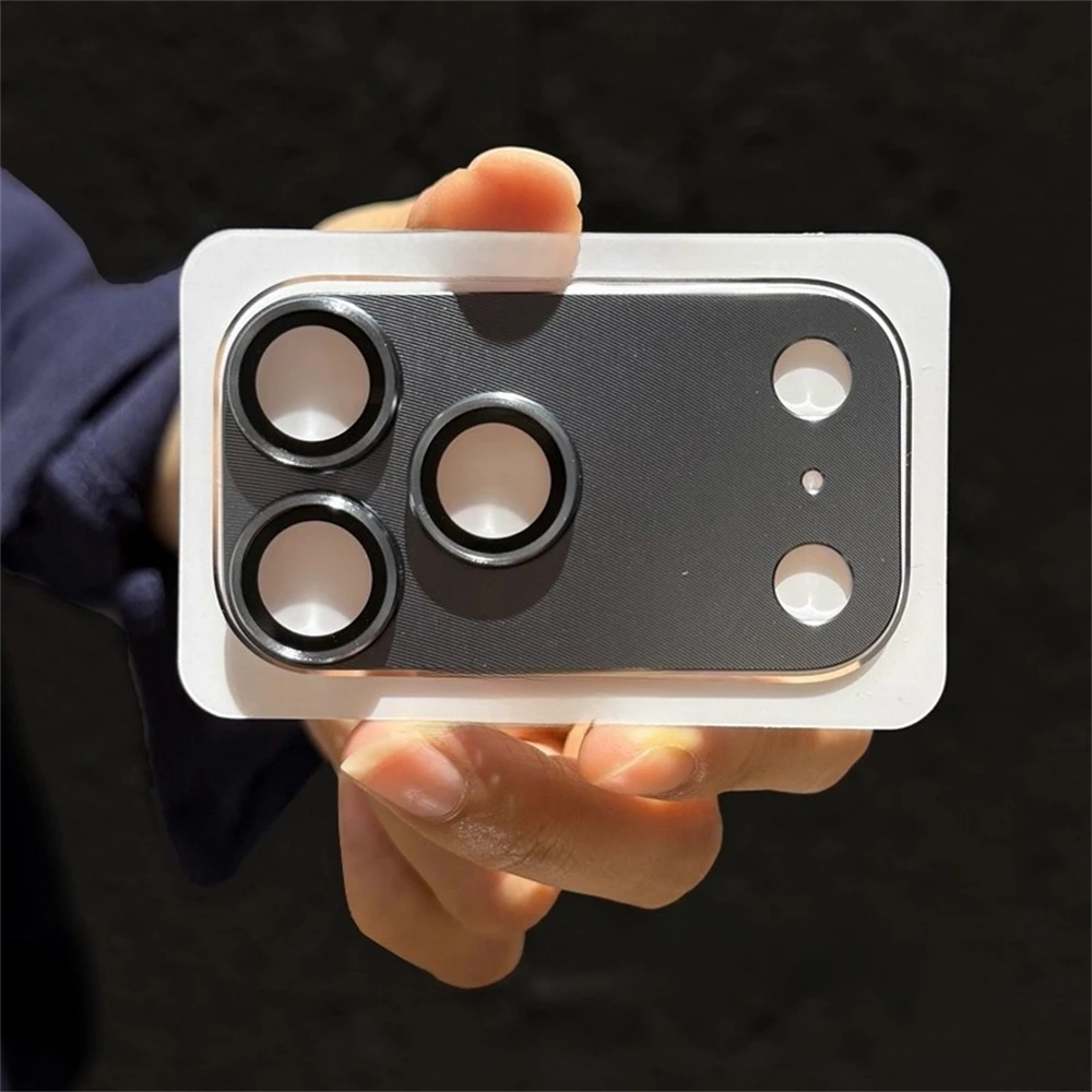 Premium Metal Camera Lens Protector - Tempered Glass Screen Armor