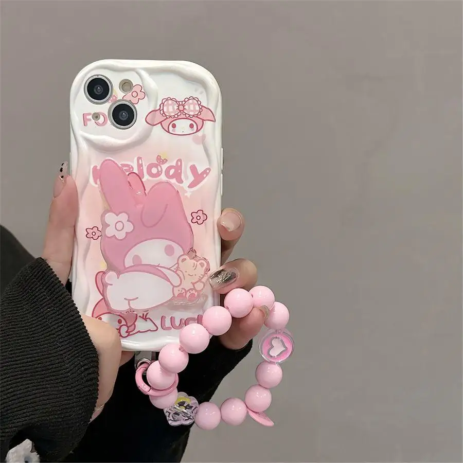 thumbnail image 1 of Funda de teléfono Kuromi Hello Kitty para Samsung Galaxy S24 Ultra S22 S21 Plus S20 S23 FE A55 A35 A54 A24 A14 A34 A25 A15 A53 A33 A73, 1 of 5