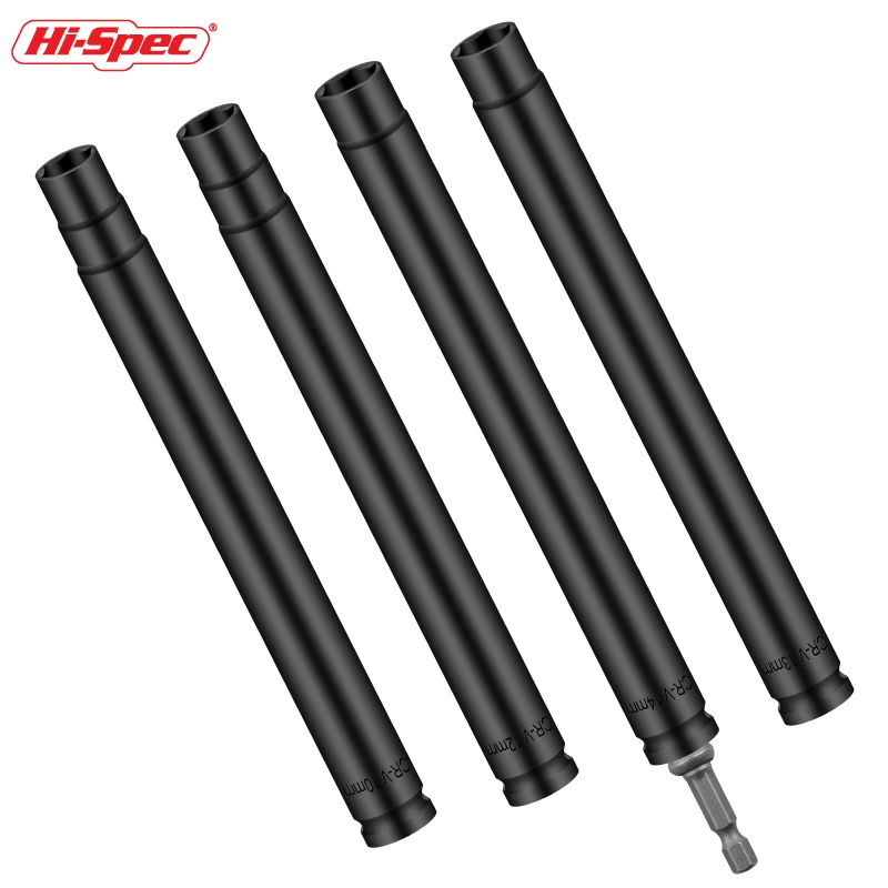 

1/2" Hex Adapter Deep Socket Ceiling Sleeve CRV Long Wrench Socket Set Tool Impact Hex Wrench Socket 10/12/13mm For Car Repair