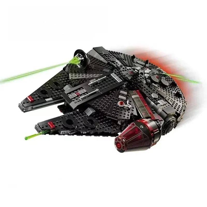 New MOC 1579PCS Falcon Compatible Millennium Dark Spaceship Boy Brick Creative Educational Gift