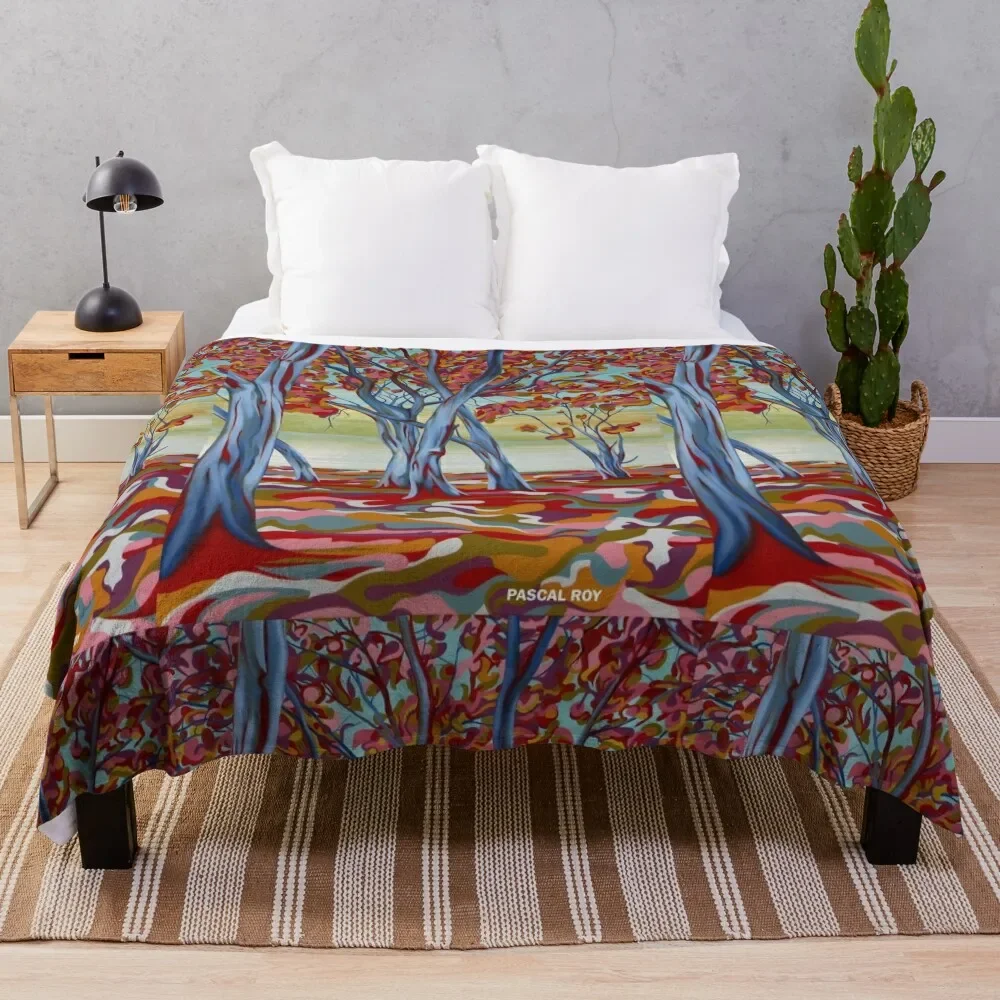 

- DETAIL OF GOLDEN MOMENTS - ART BY PASCAL ROY Throw Blanket Soft Big Bed linens christmas gifts Thin Personalized Gift Blankets