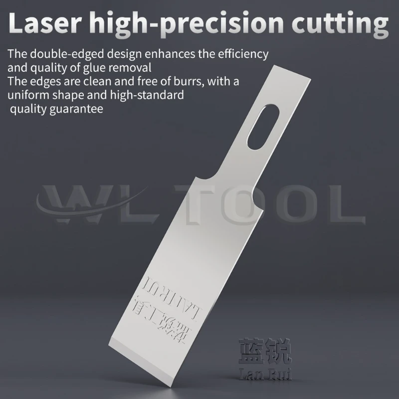 LanRui 007 휴대 전화 수리 용 콜드 블레이드 주걱 CPU 경쟁 접착제 긁기 비 흔적 접착제 제거 도구