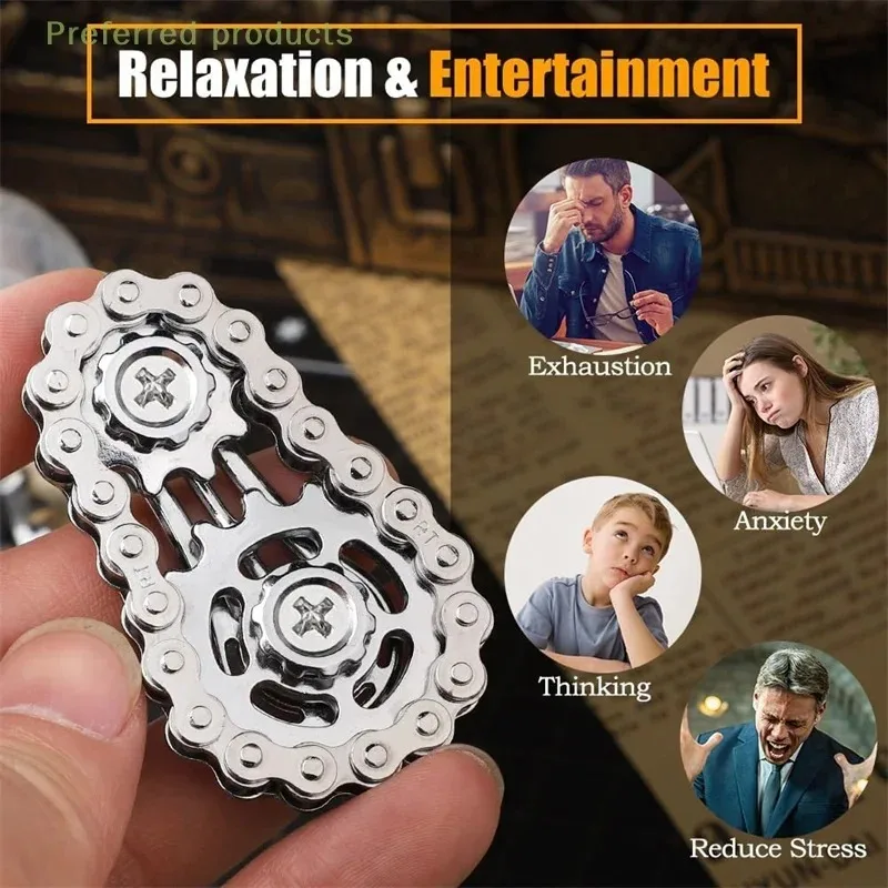 Enhanced Metal Fidget Spinner for Stress Relief and Focus