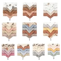 5PCS Baby Towel Toddlers Cotton Burp Cloth Multi-Use Wash Cloth Face Towel High Absorb Teething Towel Sweat Absorb Cloth