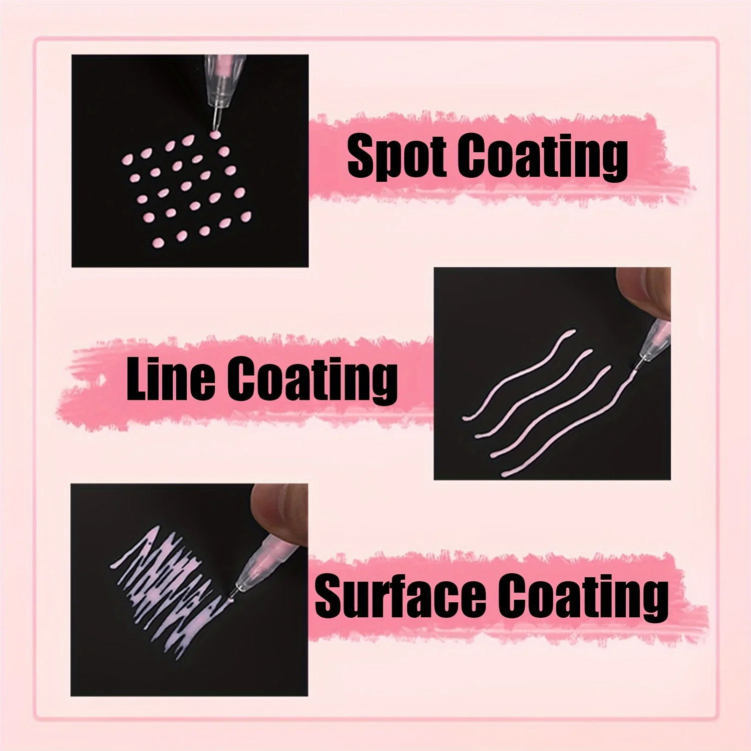 6Pcs Macaron Dispensing Pen Student Diy Hand Account Manual Quick-drying Glue Dispensing School Office Supplies Stationery 5