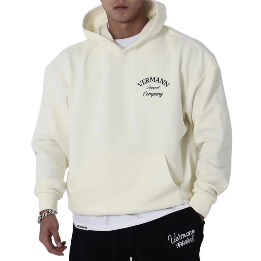 Hoodie Men Autumn Winter Hip Hop Oversized Sweatshirt Men Fashion Clothing Loose letter hoodie Sweatshirt Keep Warm Pullover