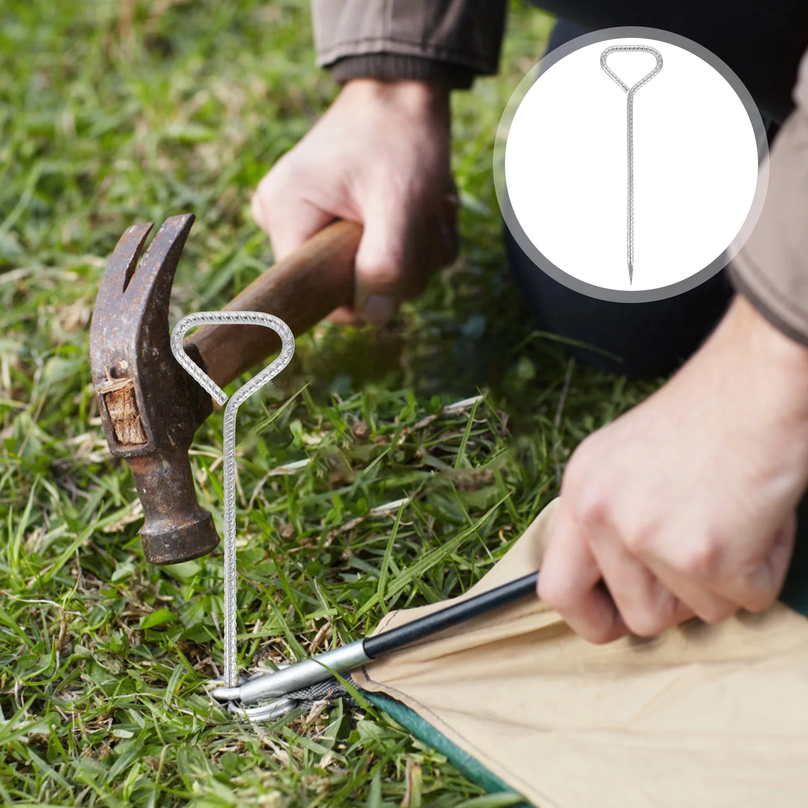 

Сменные колышки для палатки, тяжелые палатки из оцинкованной стали для кемпинга или для брезентового песка