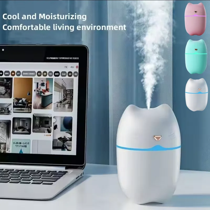 Portable Mini USB Humidifier for Home, Office, and Dormitory Use