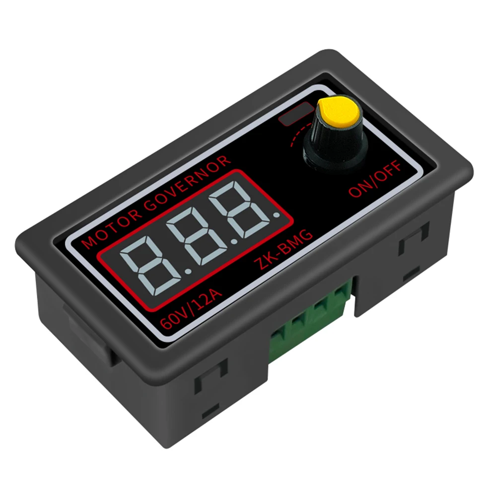 PWM DC Motor Speed Controller DC 9-60V 12A 500W Motor Dimming Speed Controller 5V 12V 24V Adjustable Frequency Duty Cycle