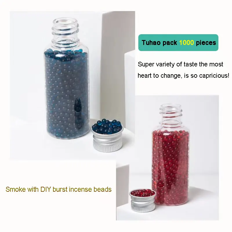Cigarette Accessories 1000/2000PCS DIY Mixed Mint Menthol Cigarette Burst Bead Fruit tastes Smoke Explosion Pops Brush Ball For Smoking Gifts for Men