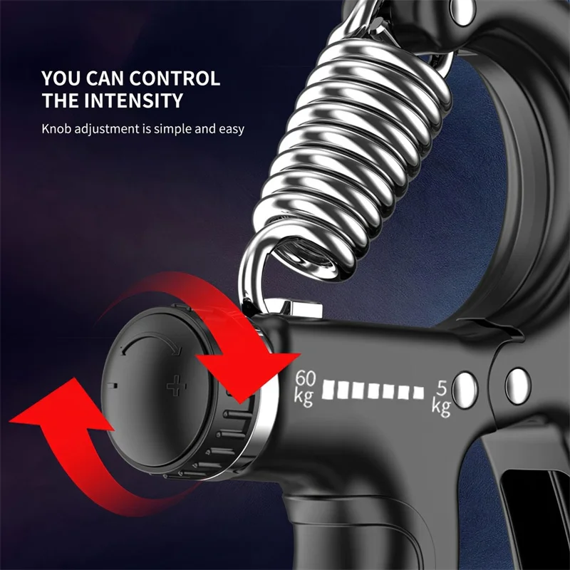Ergonomic Spring Grip Wrist & Arm Strength Training Device