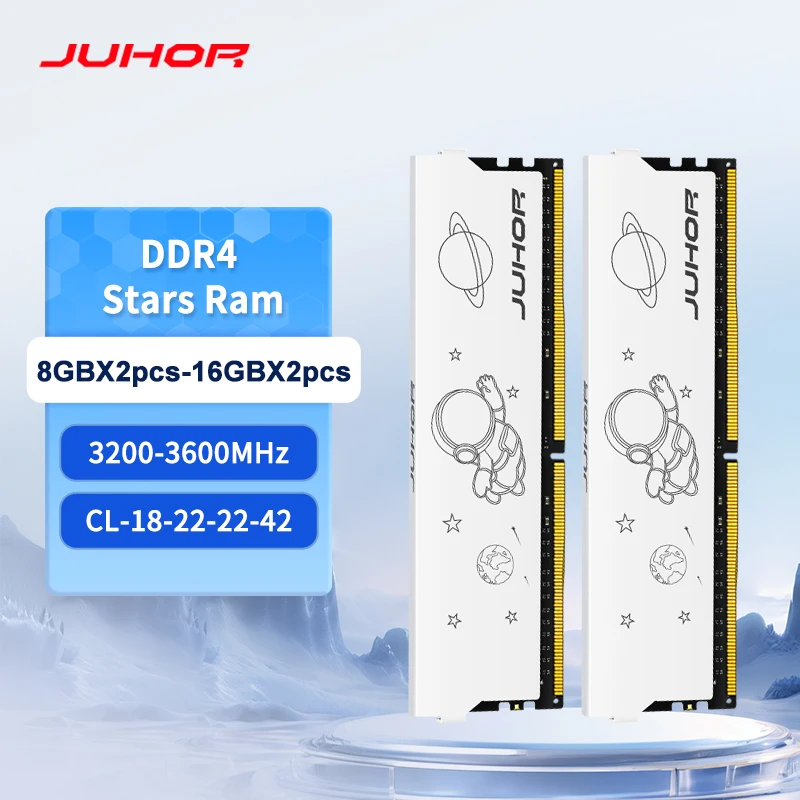 JUHOR RAM 16GB DDR4 3000MHz デュアルチャンネル JUHOR RAM 16GB DDR4 3000MHz デュアルチャンネル