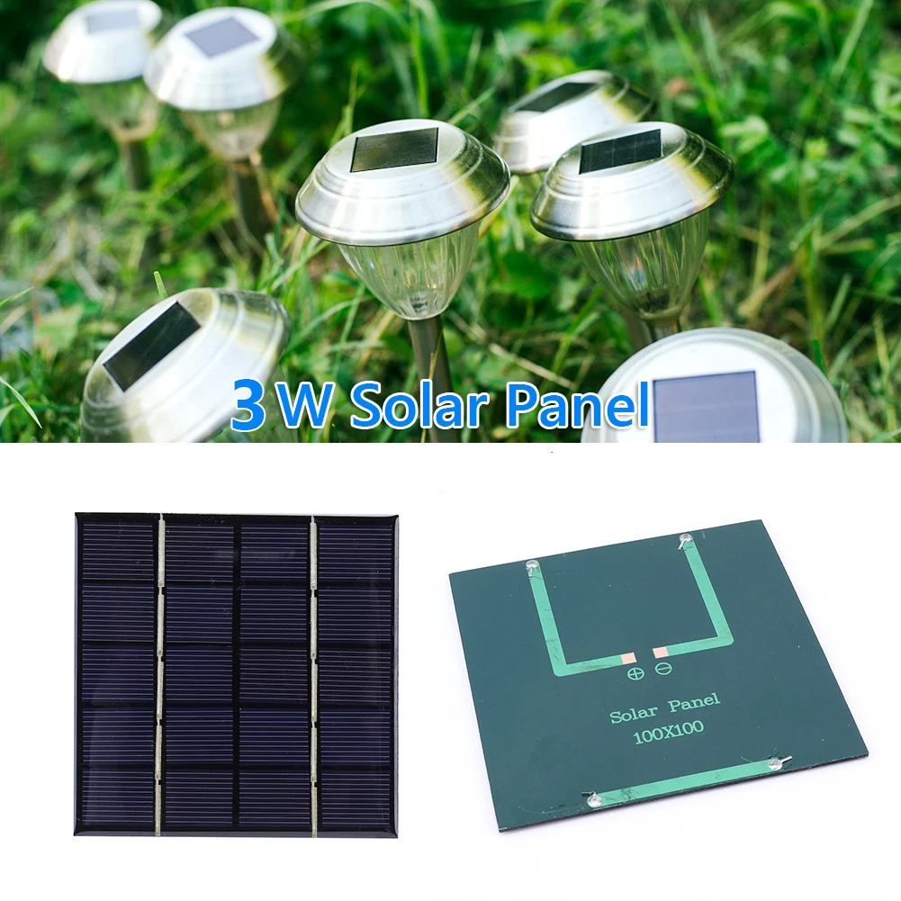 3W 5V Portable Solar Panel Fast Charger DIY Cells System