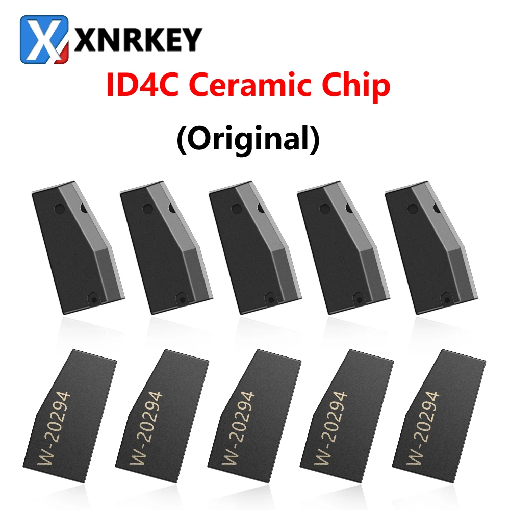 

XNRKEY Original ID4C (T4) Ceramic Transponder Chip for Toyota Camry Prado Corolla Crown Ford 2005-2011 Car Key