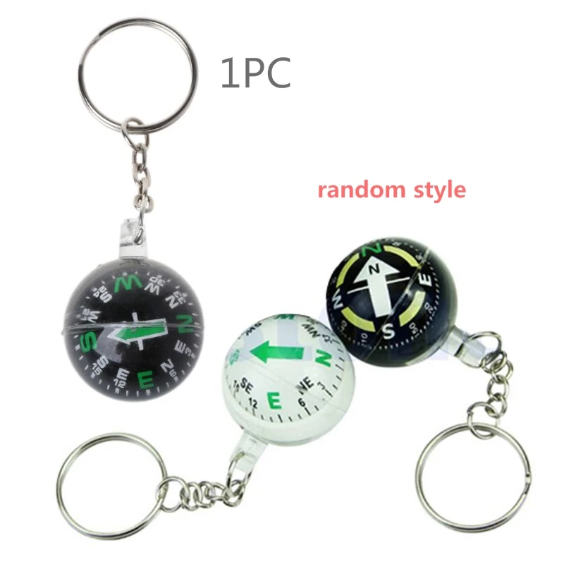 Outdoor Camping Hiking Mini Compass Navigator Portable Keychain Survival Tool waterproof compass mini compass navigation compass portable compass survival compass