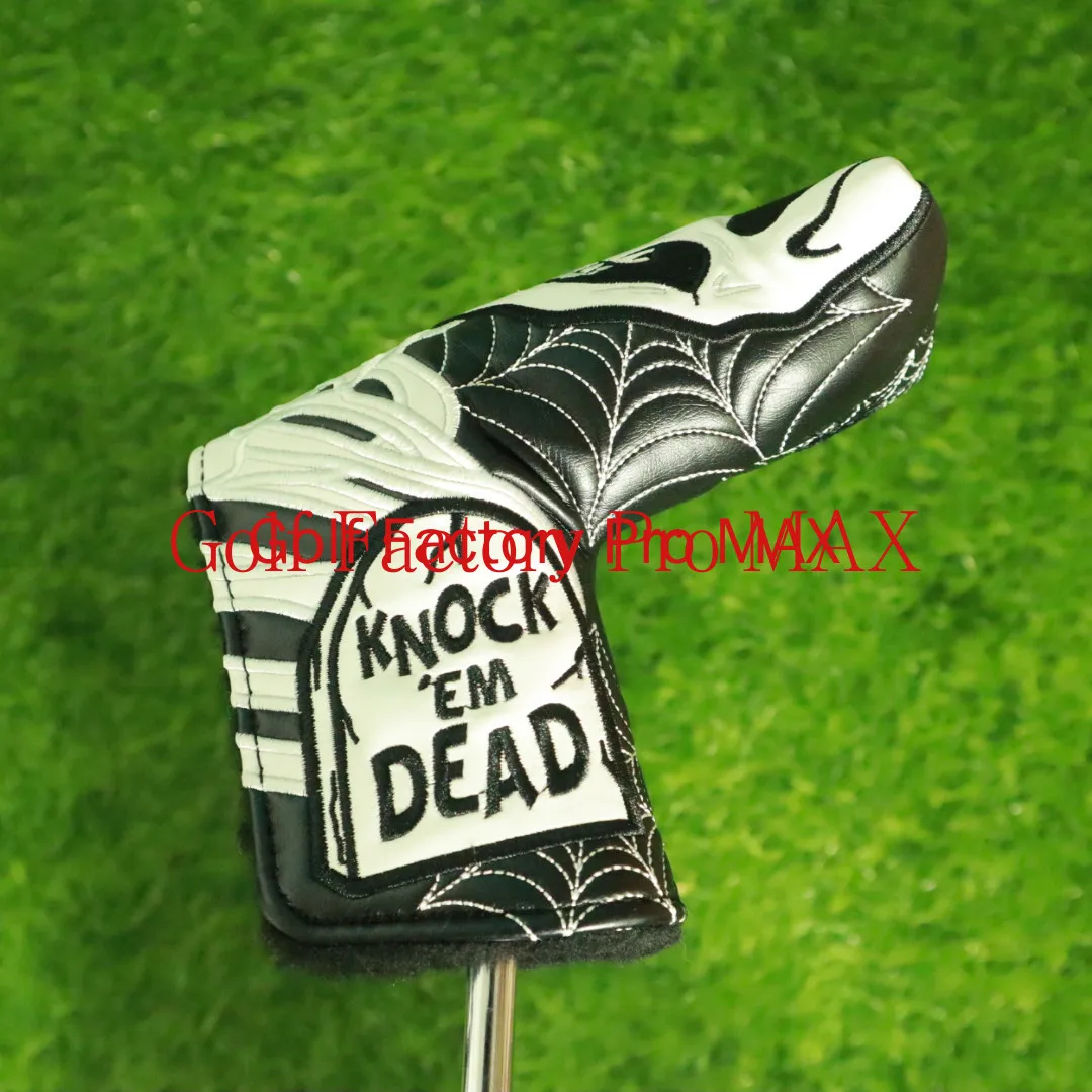 Knock Em Dead Golf Club Blade Putter Headcover Snake Limit Cinco Cherry Clown Hual Girl Super Rats Turf Wars Pumpkin Golf Cover