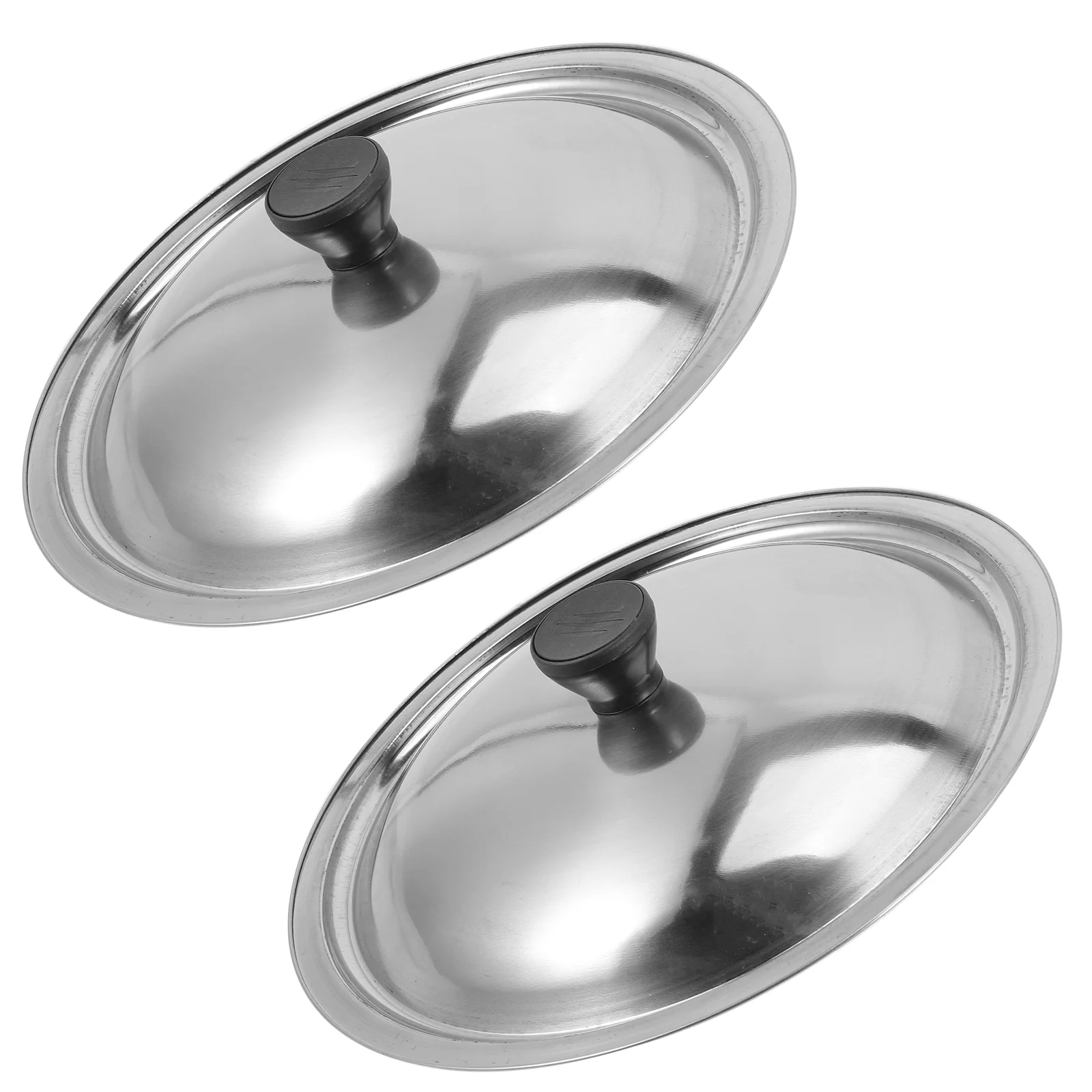 

Stainless Steel Universal Lid Pots Design Heat Resistance Knob Fits 7 10 Replacement Frying Pan Cover Cast Iron Skillet Lid
