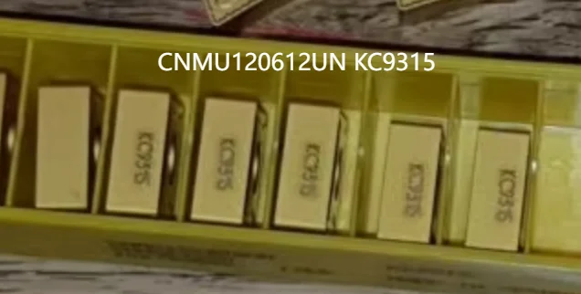 오리지널 카바이드 삽입물, CNMU120612UN, KC9315, 10 개