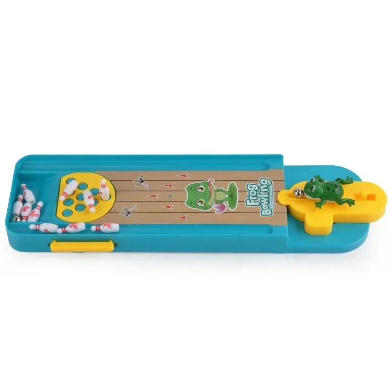 Table Top Mini Bowling Game Set-Tabletop Board Mini Arcade Desktop Tiny Bowling Shooting Alley Office Desk Small Finger Toys