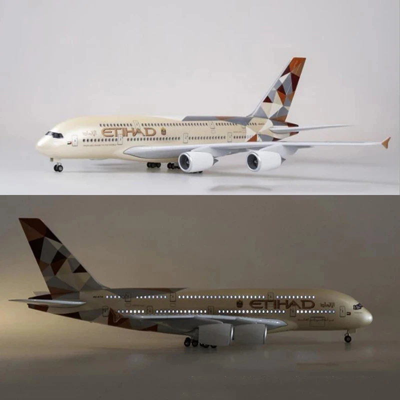 【新品】1/160 エティハド航空 エアバスA380 モデルプレーン 模型 新品】1/160 エティハド航空 エアバスA380 モデルプレーン 模型